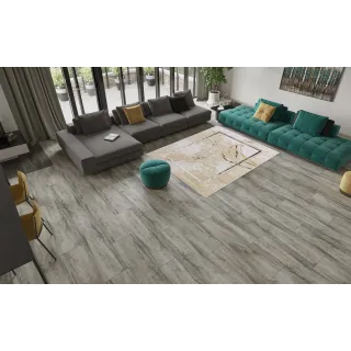 Dywan beżowy ze srebrem i złotem ramka