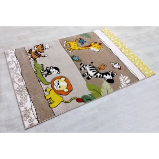 Dywan beżowy zoo atest