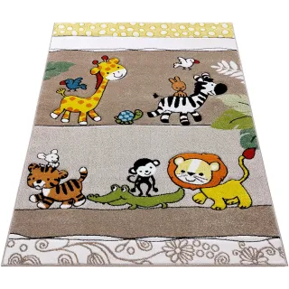 Dywan beżowy zoo atest