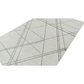 Dywan geometryczny kremowy kreski