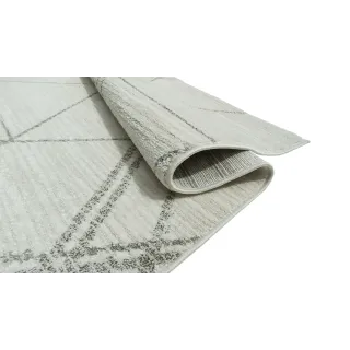 Dywan geometryczny kremowy kreski