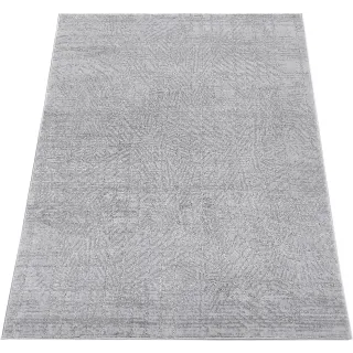 Dywan geometryczny szary...