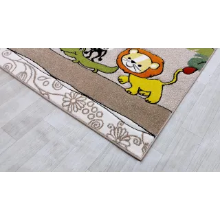 Dywan beżowy zoo atest