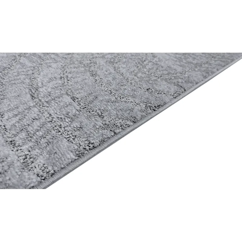 Dywan geometryczny szary kreski