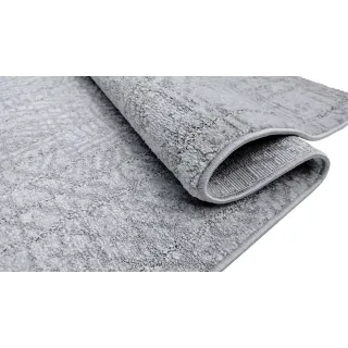 Dywan geometryczny szary kreski