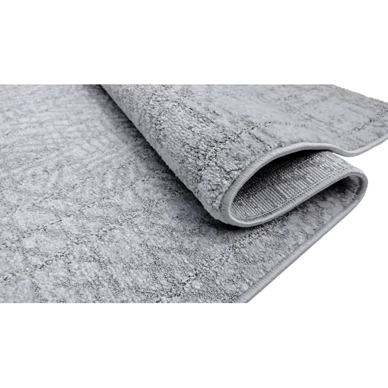 Dywan geometryczny szary kreski