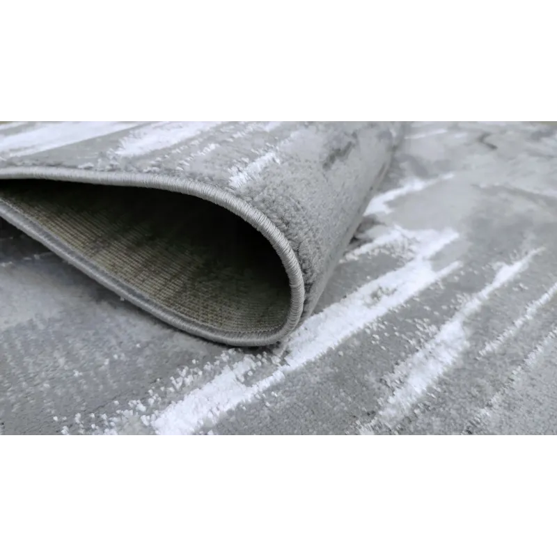 Dywan nowoczesny szary ze srebrem