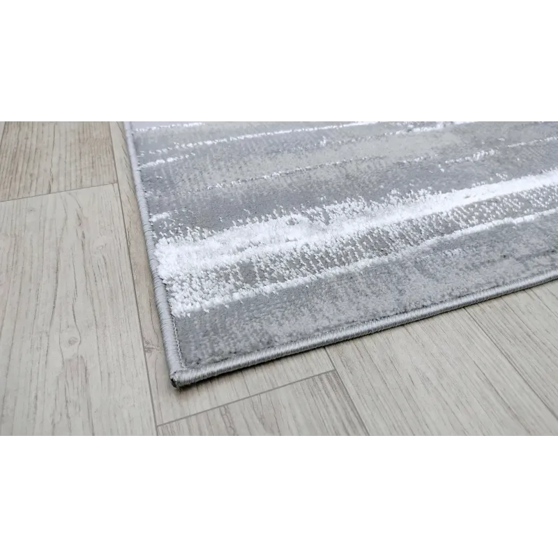 Dywan nowoczesny szary ze srebrem