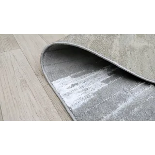 Dywan nowoczesny szary ze srebrem