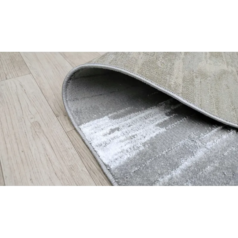 Dywan nowoczesny szary ze srebrem