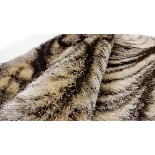 Dywan shaggy beż+brąz