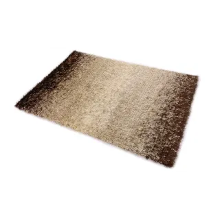 Dywan shaggy beż+brąz fade
