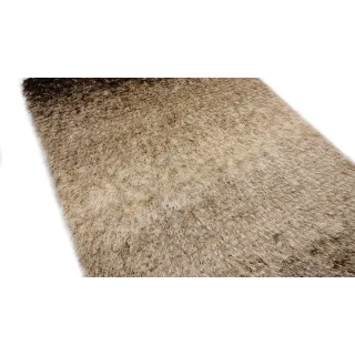 Dywan shaggy beż+brąz fade