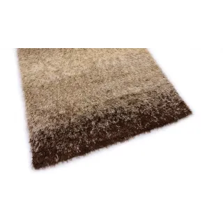 Dywan shaggy beż+brąz fade