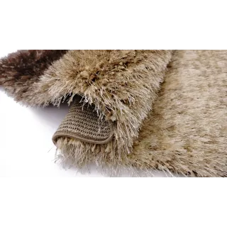 Dywan shaggy beż+brąz fade