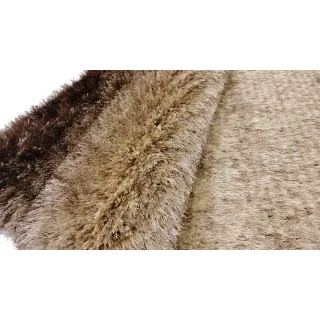 Dywan shaggy beż+brąz fade