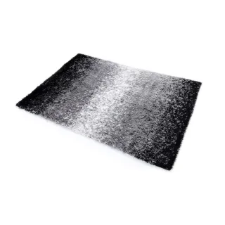 Dywan shaggy fade szary+czarny