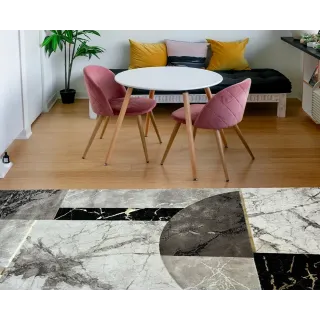 Dywan glamour ze złotem