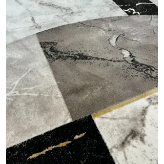 Dywan glamour ze złotem