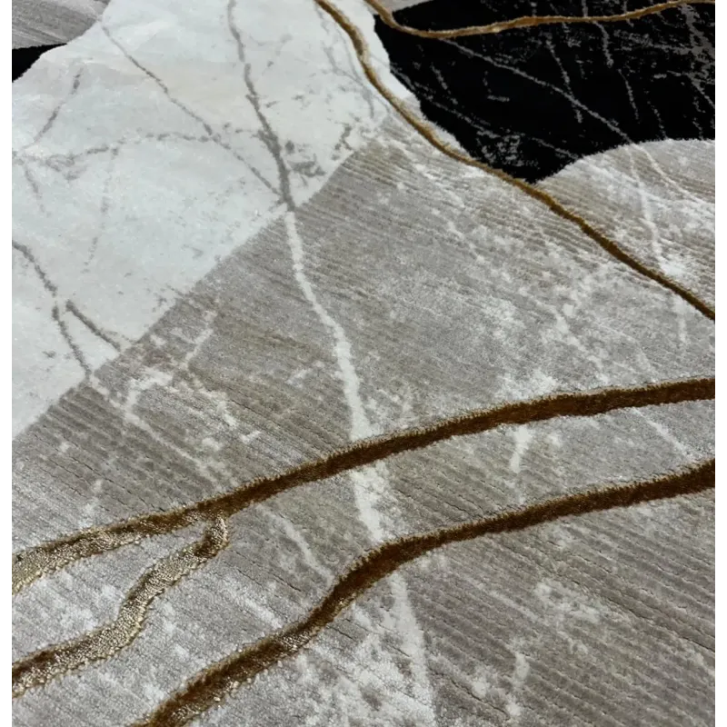 Dywan glamour ze złotem