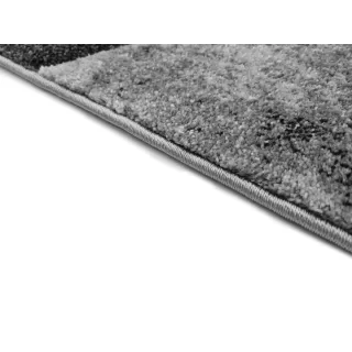 Dywan geometryczny szary + granat