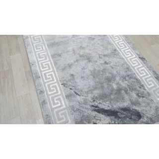 Dywan szary ze srebrem