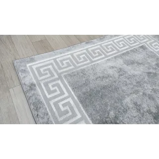 Dywan szary ze srebrem