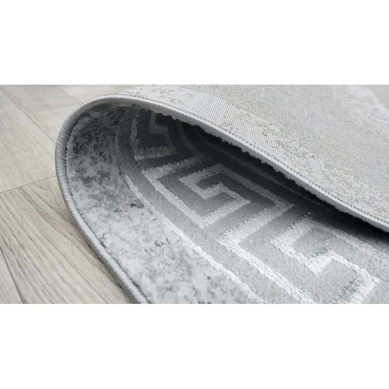 Dywan szary ze srebrem