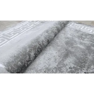 Dywan szary ze srebrem