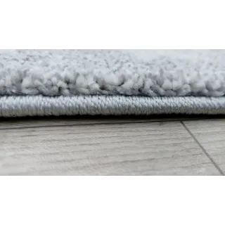 Dywan gwiazdki szary + różowy