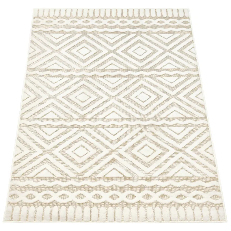 Budżetowy dywan boho beżowy