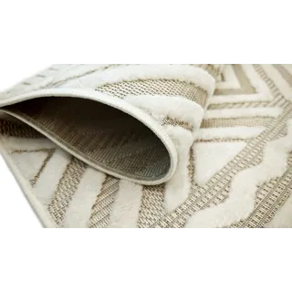 Budżetowy dywan boho beżowy