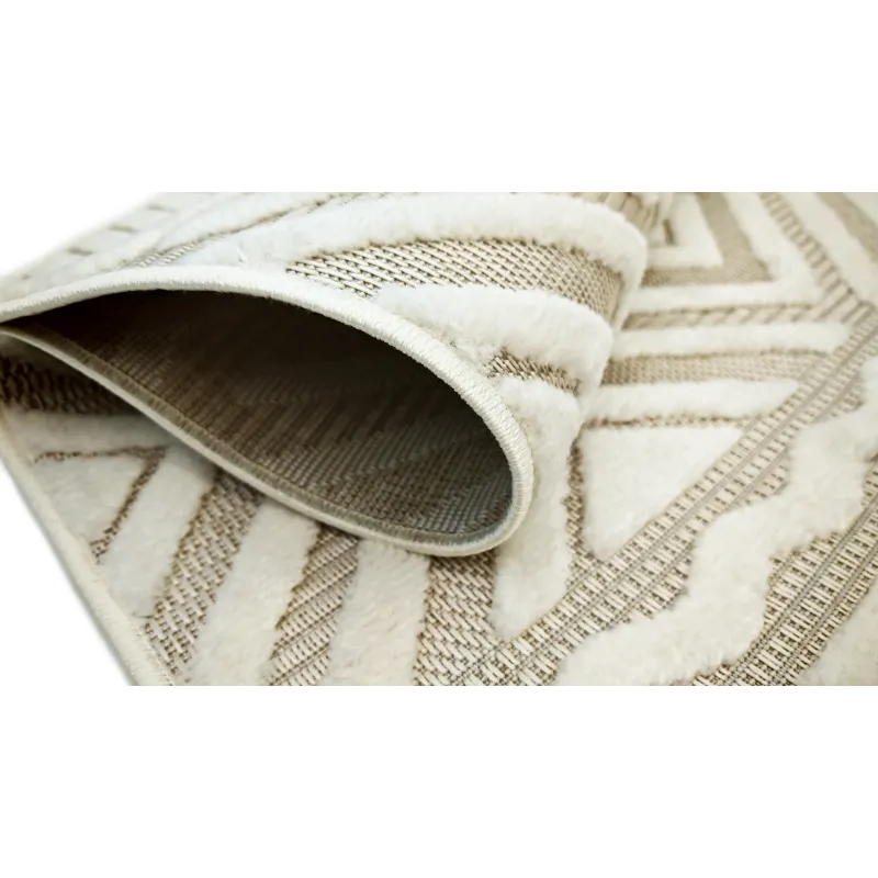 Budżetowy dywan boho beżowy