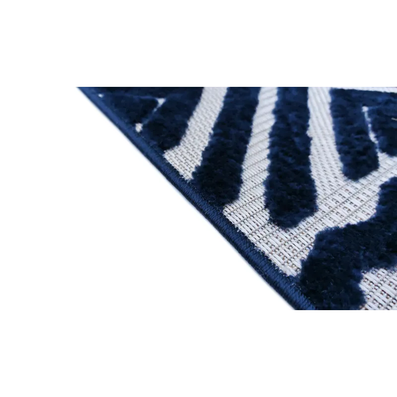 Budżetowy dywan boho granatowy