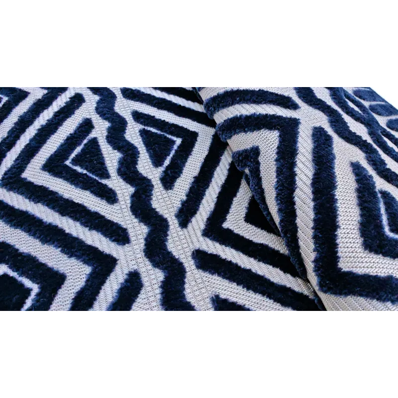 Budżetowy dywan boho granatowy