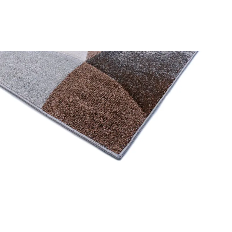 Dywan geometryczny beżowy nowoczesny