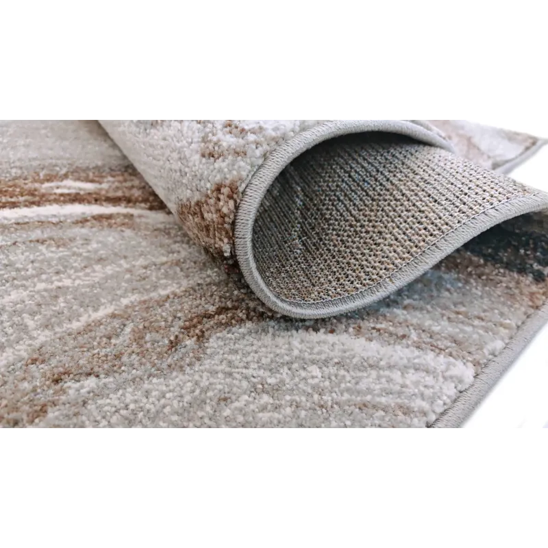 Dywan marmur beżowy + brąz