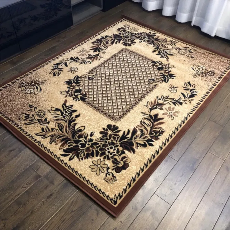 Dywan brązowy tkany