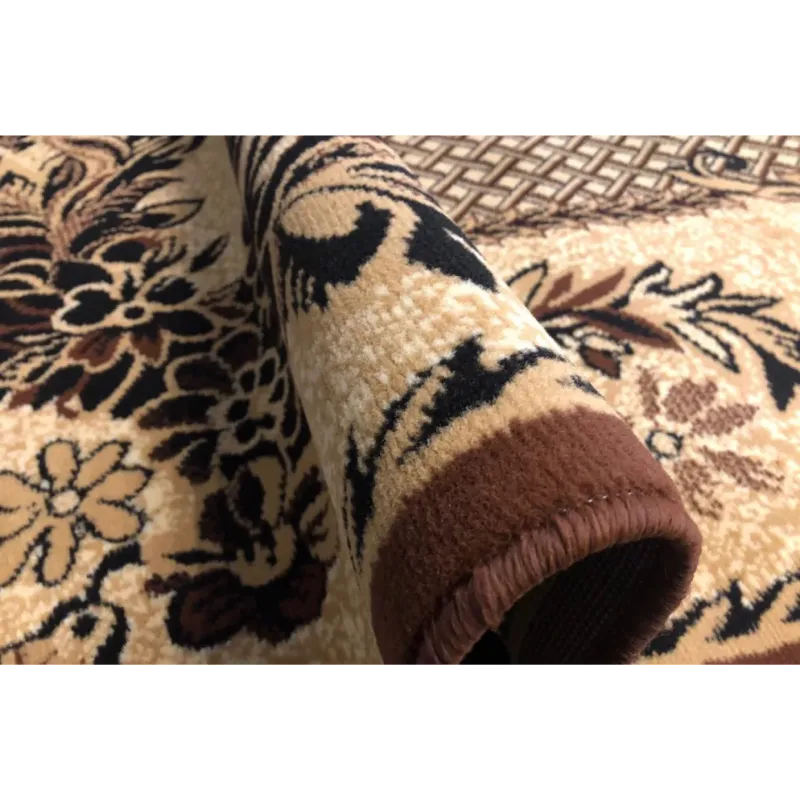 Dywan brązowy tkany