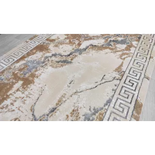 Dywan beżowy ze srebrem