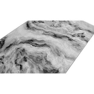 Dywan szary ze wzorem marmuru