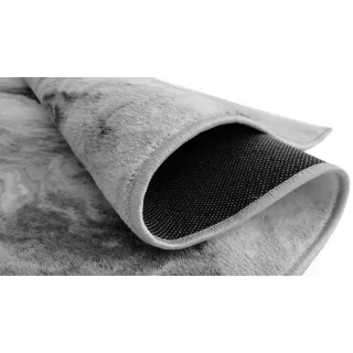 Dywan szary ze wzorem marmuru