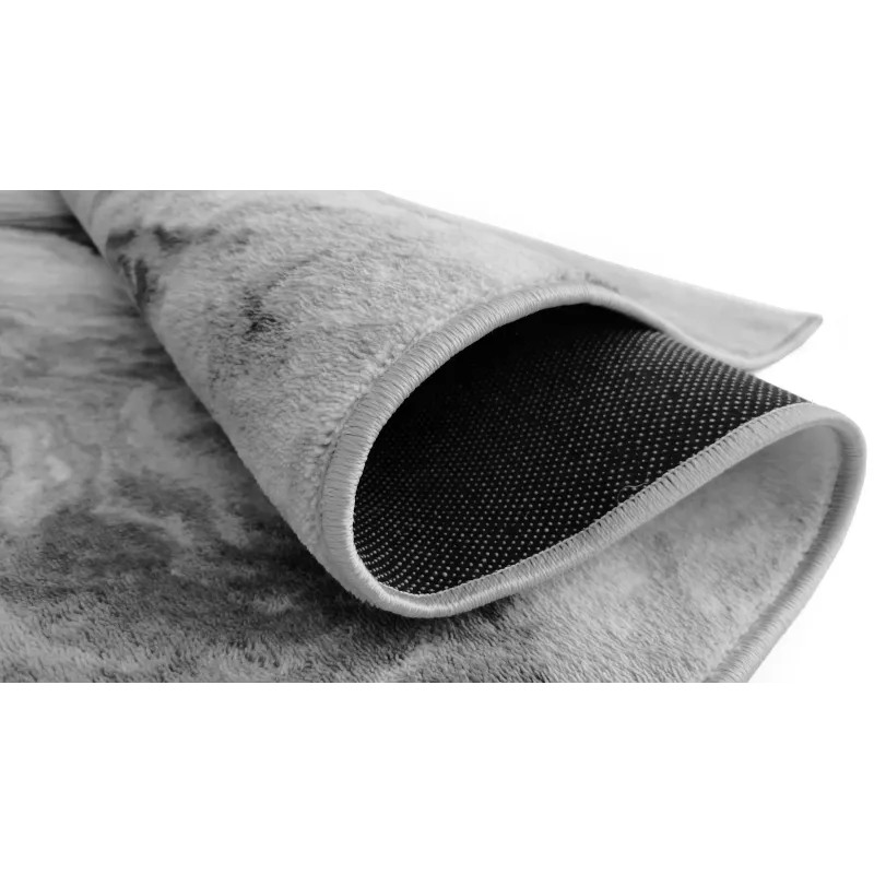 Dywan szary ze wzorem marmuru