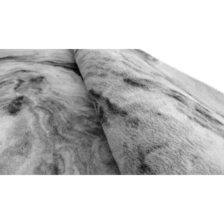 Dywan szary ze wzorem marmuru