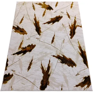 Dywan beżowy ze złotem