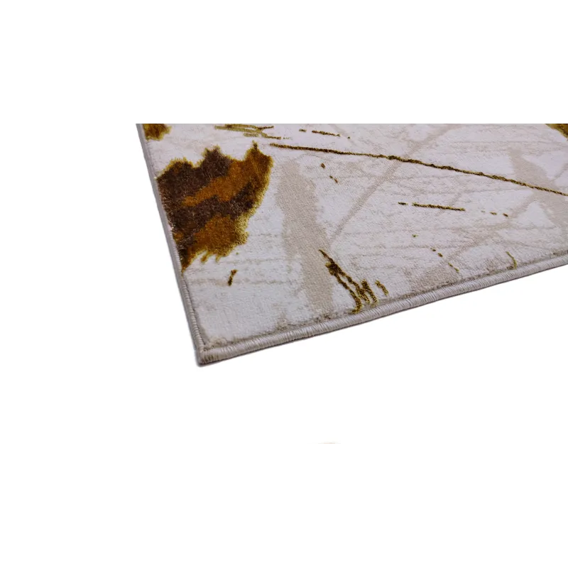 Dywan beżowy ze złotem