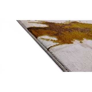 Dywan beżowy ze złotem