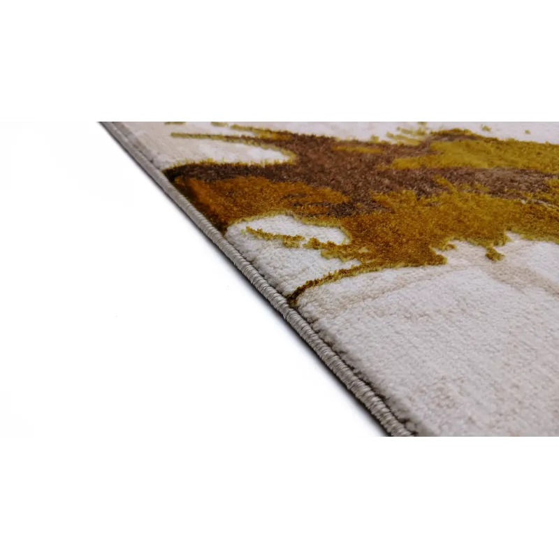 Dywan beżowy ze złotem