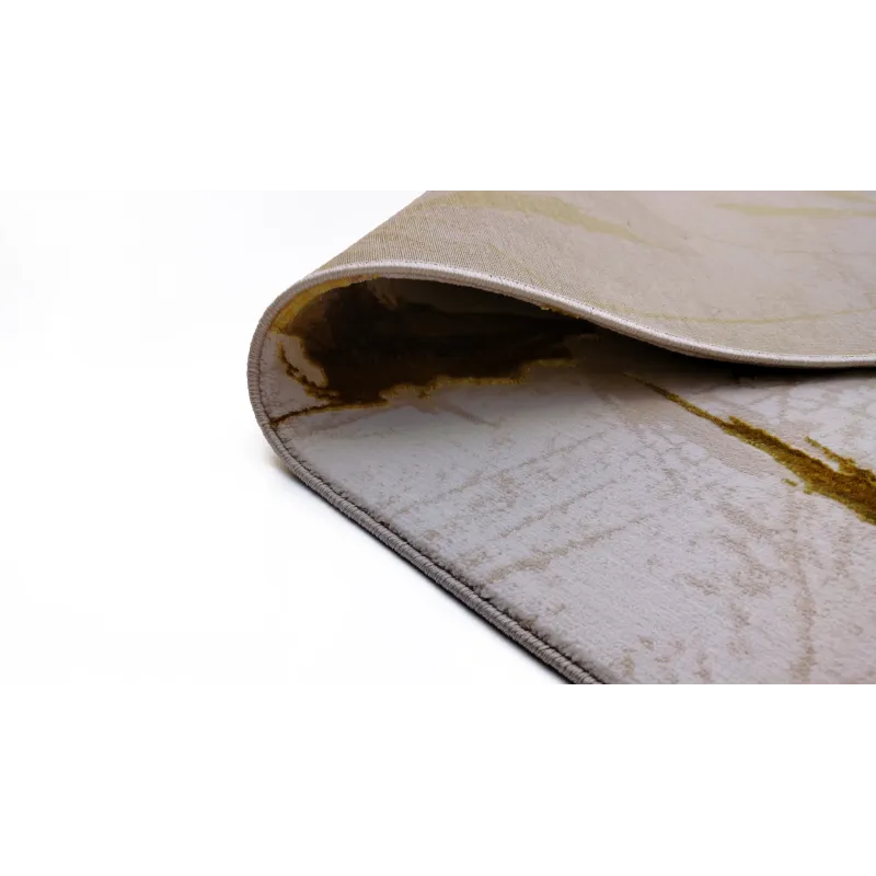 Dywan beżowy ze złotem