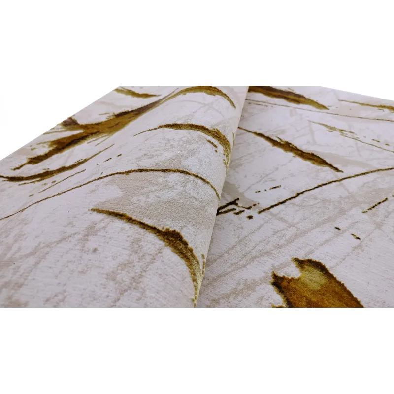 Dywan beżowy ze złotem